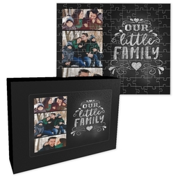 8x10 Premium Photo Puzzle With Gift Box (110-piece) with Our Little Family design