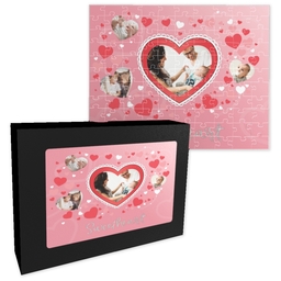 8x10 Premium Photo Puzzle With Gift Box (110-piece) with SweetHearts design