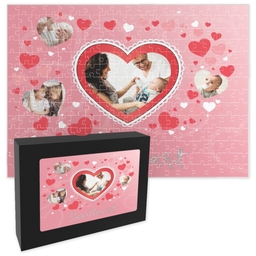 11x14 Premium Photo Puzzle With Gift Box (252-piece) with SweetHearts design
