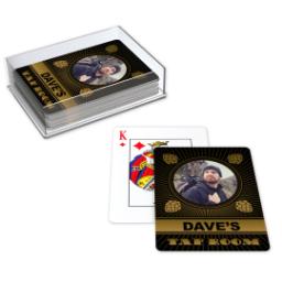 Thumbnail for Photo Playing Cards with Tap Room design 2