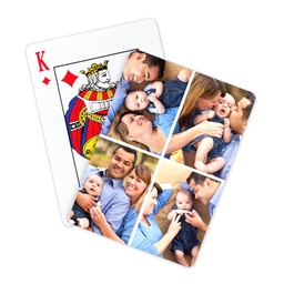 Photo Playing Cards with Top 4 design