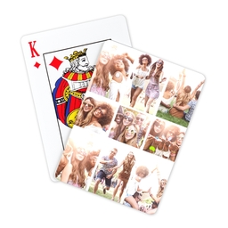 Photo Playing Cards with Top 9 design