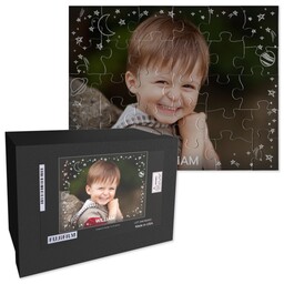 11x14 Childrens Photo Puzzle With Gift Box  (30-piece) with Celestial Celebration design