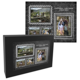 8x10 Premium Photo Puzzle With Gift Box (110-piece) with Classy Frames design