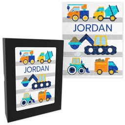 8x10 Premium Photo Puzzle With Gift Box (110-piece) with Construction Crew design