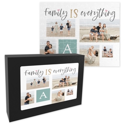 8x10 Premium Photo Puzzle With Gift Box (110-piece) with Family Is Everything design