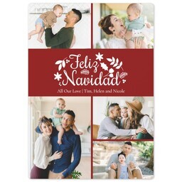 5x7 Photo Magnet with Fond Season design