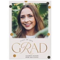 Same Day Magnet 5x7 with Glittered Grad design