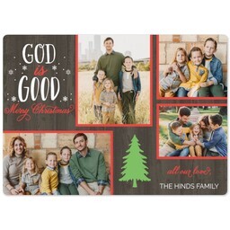 5x7 Photo Magnet with God is Good design