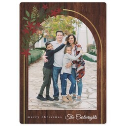 5x7 Photo Magnet with Happiest Arch design