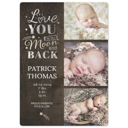 5x7 Photo Magnet with Lovely Baby design