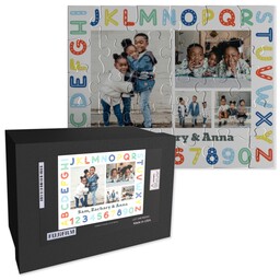 11x14 Childrens Photo Puzzle With Gift Box  (30-piece) with My ABCs design