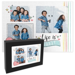11x14 Premium Photo Puzzle With Gift Box (252-piece) with Our Days design