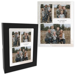 8x10 Premium Photo Puzzle With Gift Box (110-piece) with Simple Frame design