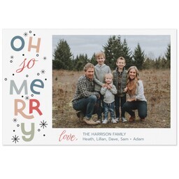 Same Day Magnet 4x6 with So Merry design