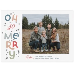 Same Day Magnet 5x7 with So Merry design