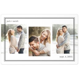 4x6 Photo Magnet with Within Borders design