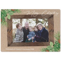 5x7 Photo Magnet with Wooden Frame design