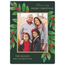 5x7 Photo Magnet with Festive Frame design