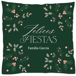 16x16 Throw Pillow with Baya Feliz Navidad design