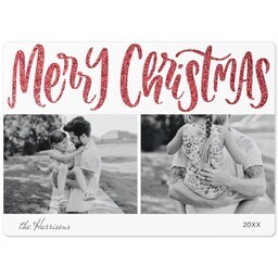 5x7 Photo Magnet with Brilliant Christmas Year design