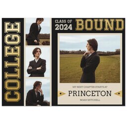 Same Day Magnet 5x7 with College Bound Announcement design