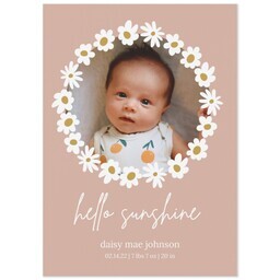 Same Day Magnet 5x7 with Daisy Mae Announcement design