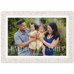 5x7 Photo Magnet with Midnight Faith design