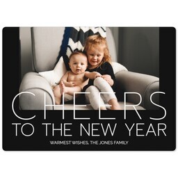 5x7 Photo Magnet with One Big Year Cheer design