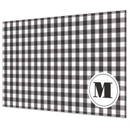 Thumbnail for Doormat 20x32 with Plaid My Pad Monogram design 2