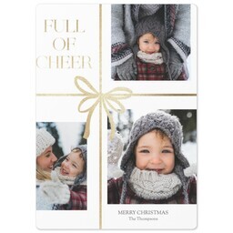 5x7 Photo Magnet with Wrapping Ribbon design