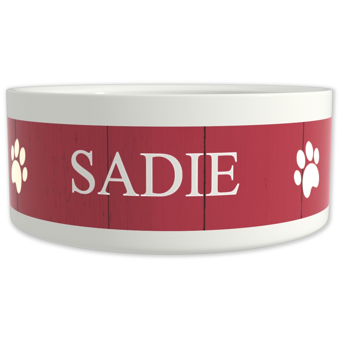 Monogrammed best sale dog bowls