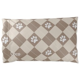 Pillowcase Standard with Check Paw design