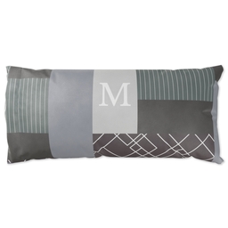 Pillow Case King Size with Geometric Stripes design