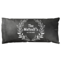 Pillow Case King Size with Laurel Name design