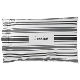 Satin Pillowcase Standard with Stripes design