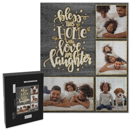 16x20 Premium Photo Puzzle With Gift Box (520-piece) with Bless This Home design
