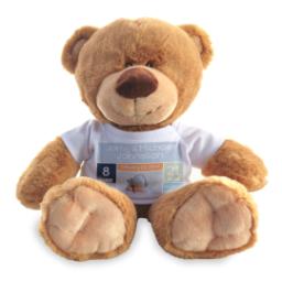 Thumbnail for Photo Teddy Bear with Blue Facts design 1