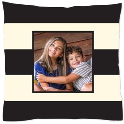 16x16 Throw Pillow with Bold Rugby design