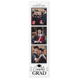 Photo Booth Magnet - Single with Congrats Grad design
