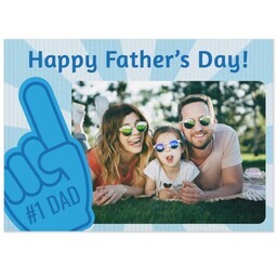 Same Day Magnet 5x7 with Happy Father's Day design