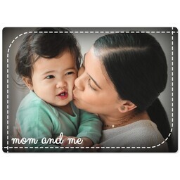 5x7 Photo Magnet with Mom and Me design