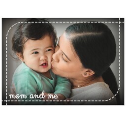 Same Day Magnet 5x7 with Mom and Me design