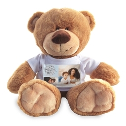 Photo Teddy Bear with Moon & Back design