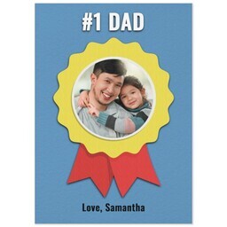 Same Day Magnet 5x7 with Number 1 Dad design