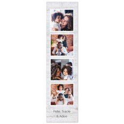 Photo Booth Magnet - Single with Rustic Wood design
