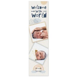 Photo Booth Magnet - Single with Welcome Baby design