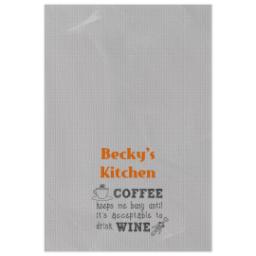 Thumbnail for Custom Tea Towel with Coffee And Wine design 1