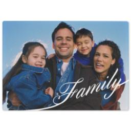 Thumbnail for Photo Cutting Board with Family Script design 1