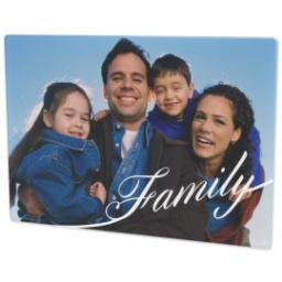 Thumbnail for Photo Cutting Board with Family Script design 2